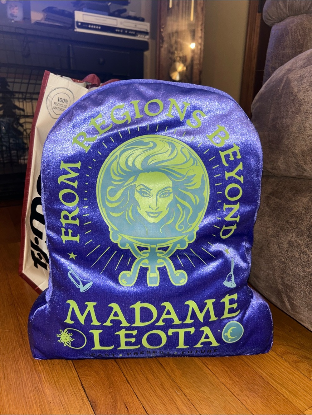 Disney Parks Haunted Mansion Madame Leota Tombstone Cushion Pillow